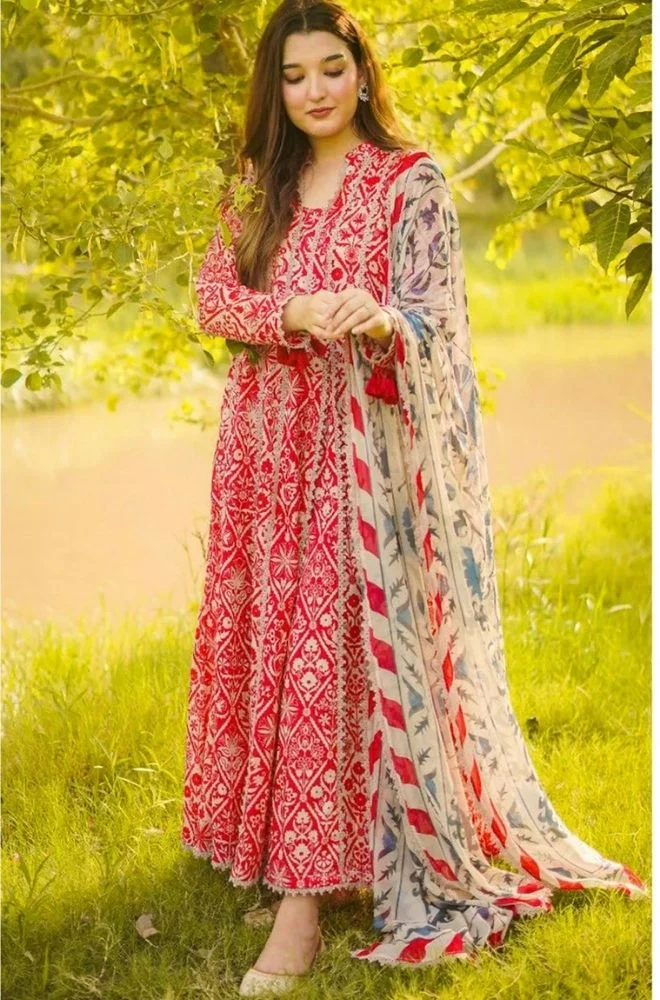 ANEELAS - Summer 3PC Lawn Digital Printed Dress - BFB0798 - Image 5
