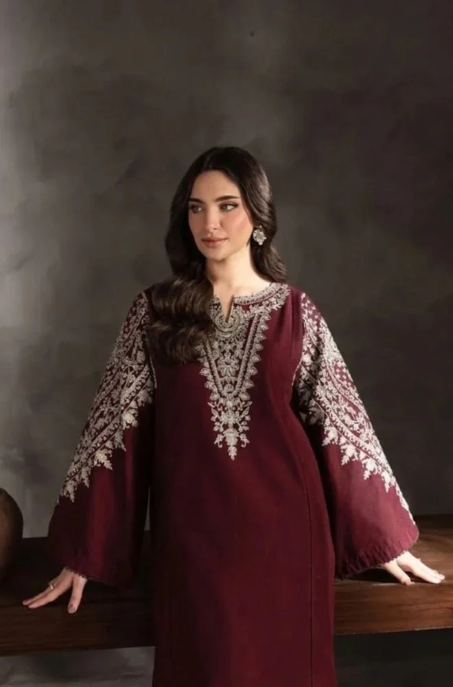 BATIK -2PC Lawn Embroidered Shirt and Embroidered Trouser - BFB0690 - Image 4