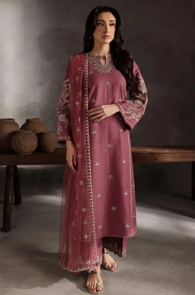 BATIK - 3PC Lawn Embroidered Shirt with Chiffon Embroidered Dupatta and Trouser - BFB0644