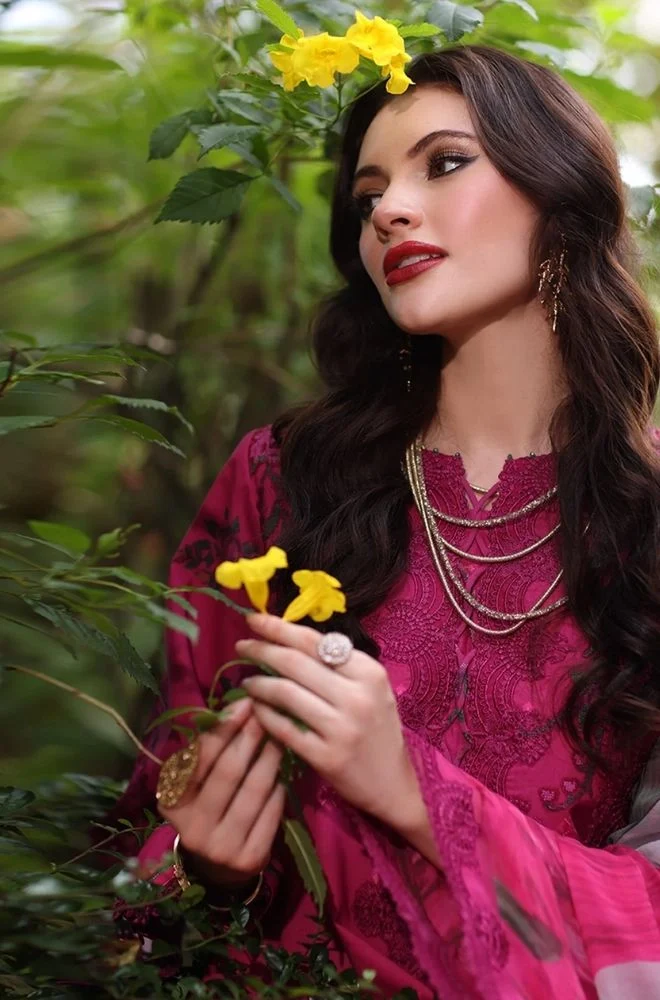 CHARIZMA - 3PC Lawn Digital Printed Shirt with Printed Lawn Dupatta and Trouser - BFB0799 - Image 2