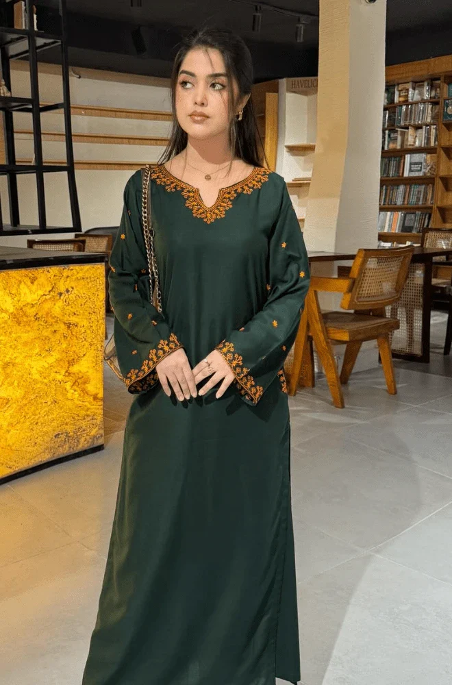 DYOT - 2PC Lawn Embroidered Shirt and Trouser - BFU0107 - Image 4