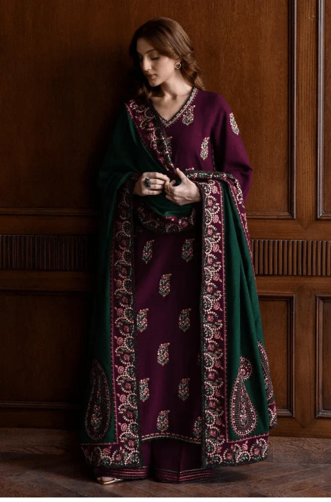 BATIK - 3PC Lawn Embroidered Shirt with Lawn Embroidered Dupatta and Trouser - BFB0566
