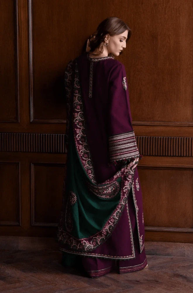 BATIK - 3PC Lawn Embroidered Shirt with Lawn Embroidered Dupatta and Trouser - BFB0566 - Image 2