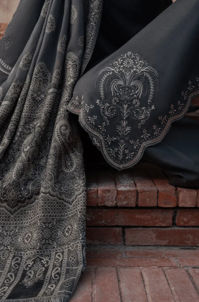 IZEL - 3PC Lawn Embroidered Shirt with Lawn Printed Dupatta and Trouser - BFB0568 - Image 3