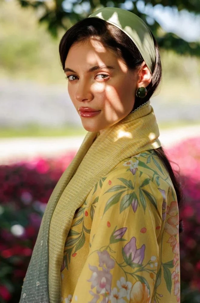 JAZMIN - 3PC Lawn Digital Printed Shirt with Lawn Printed Dupatta and Trouser - BFB0806 - Image 7