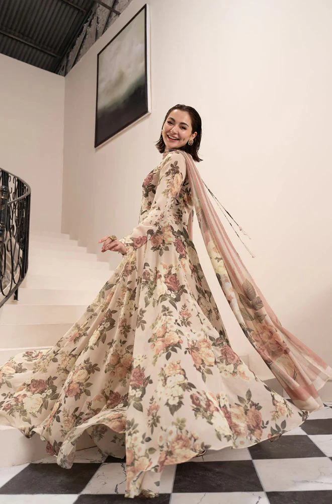 Lulusar - Summer 3PC Lawn Maxi Digital Printed Dress - BFB0832 - Image 3