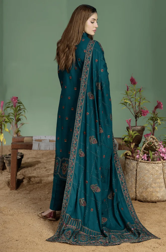 MOHAGNI - 3PC Lawn Embroidered Shirt with Lawn Embroidered Dupatta and Trouser - BFU0073 - Image 2