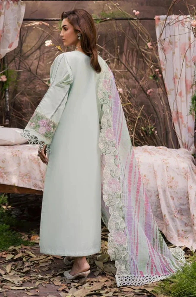 PARISHAY - 3PC Lawn Embroidered Shirt with Cotton Embroidered Dupatta and Trouser - BFB0686 - Image 2