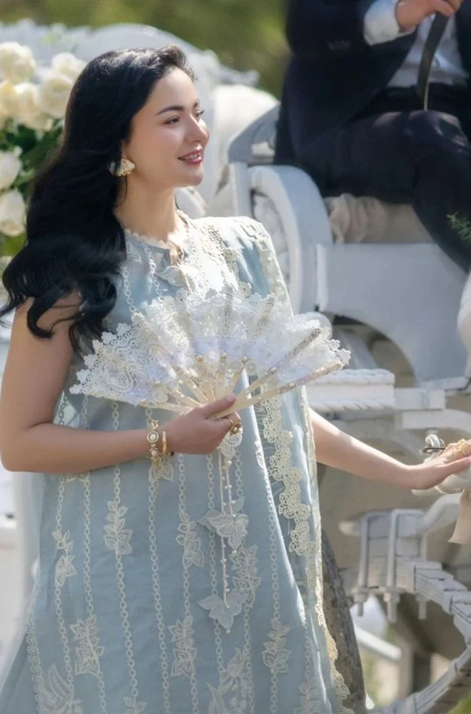 Rang Rasiya - 3PC Summer Lawn Embroidered Shirt with Monar Printed Dupatta and Trouser - BFB0813 - Image 4