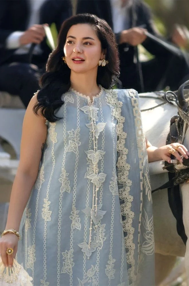 Rang Rasiya - 3PC Summer Lawn Embroidered Shirt with Monar Printed Dupatta and Trouser - BFB0813 - Image 8
