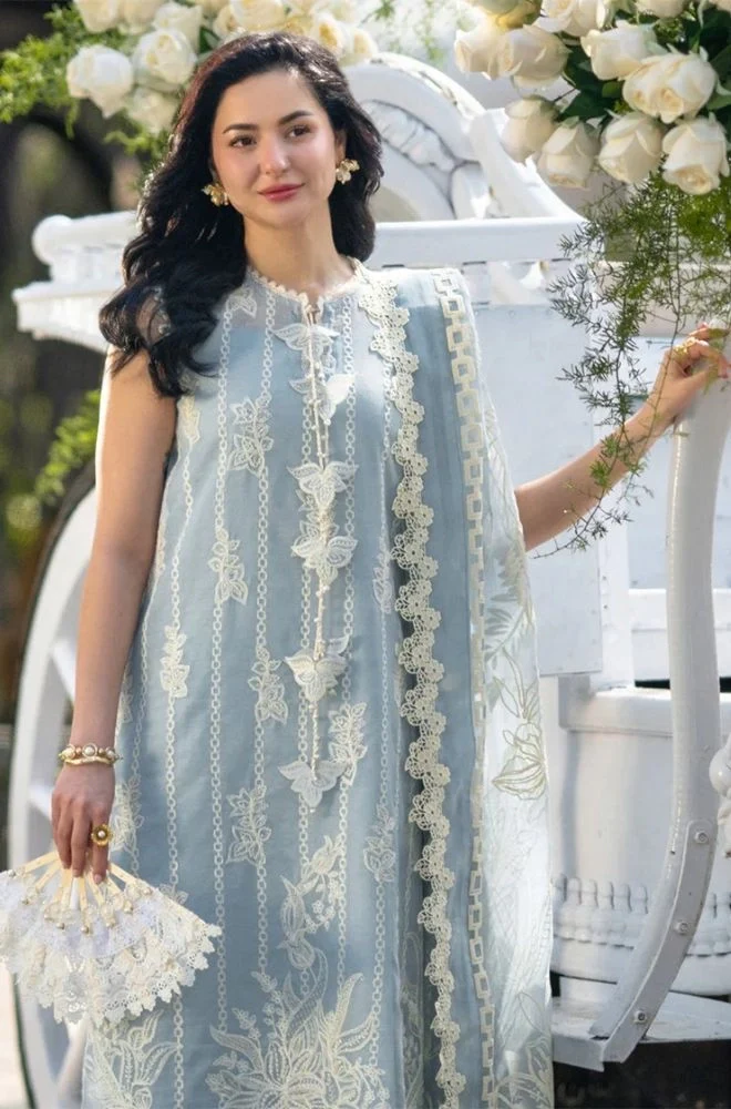 Rang Rasiya - 3PC Summer Lawn Embroidered Shirt with Monar Printed Dupatta and Trouser - BFB0813 - Image 9