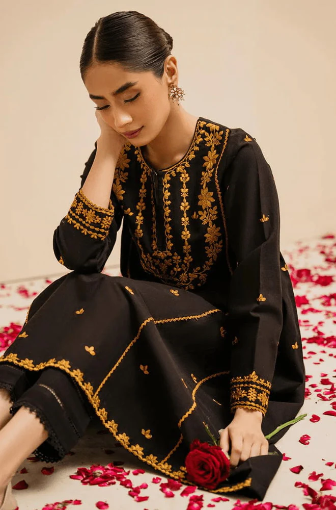 Sapphire - 2PC Lawn Embroidered Shirt and Trouser - BFU0029 - Image 5