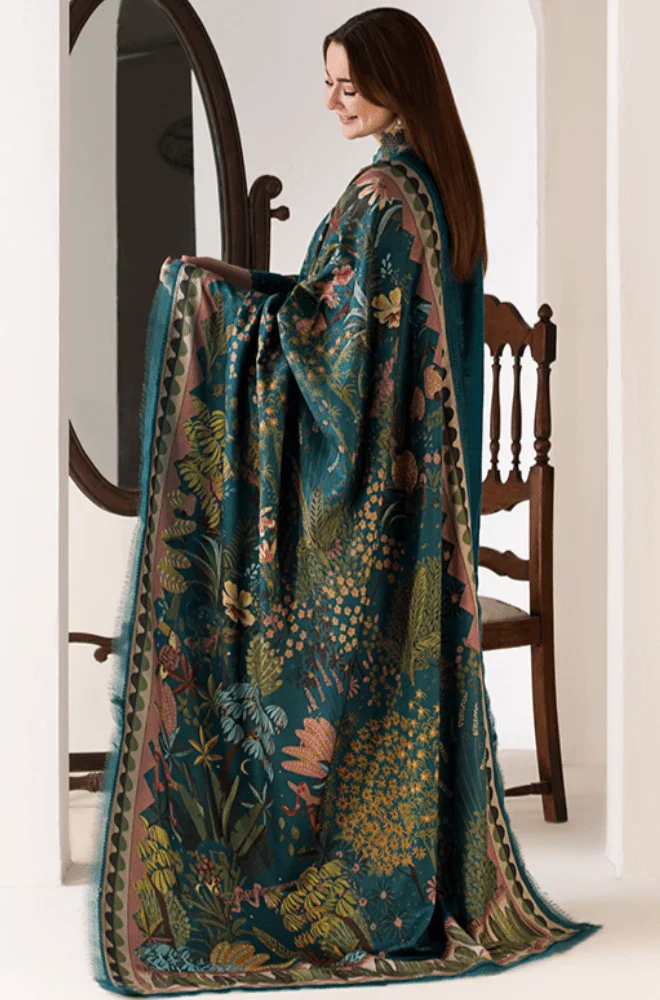 SOBIA NAZIR -3PC Lawn Embroidered Shirt with Chiffon Printed Dupatta and Trouser - BFB0645 - Image 2