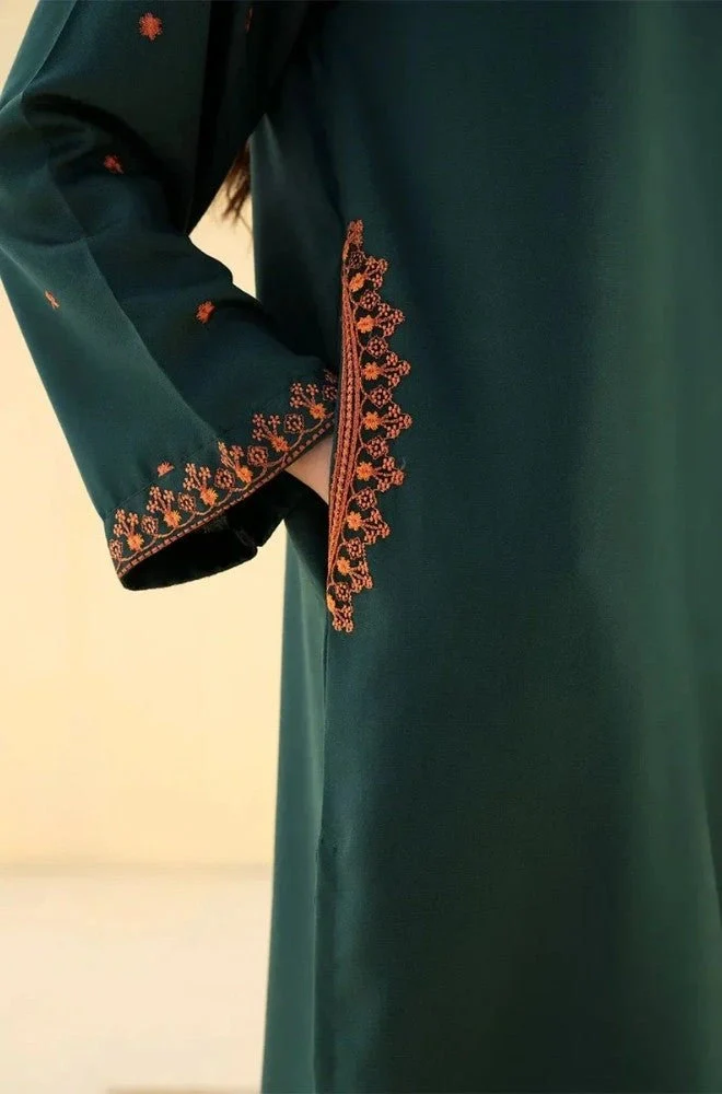 DYOT - Stitched 2PC Lawn Embroidered Shirt and Embroidered Trouser – RTW038 - Image 3