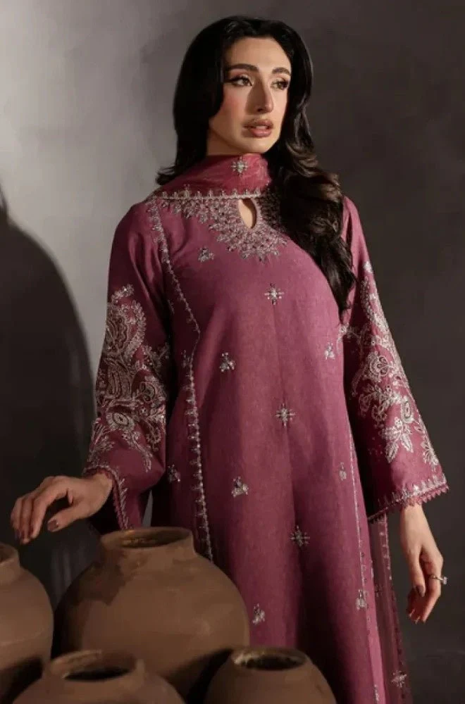 BATIK - Stitched 3PC Lawn Embroidered Shirt With Chiffon Embroidered Dupatta and Trouser – RTW033 - Image 3