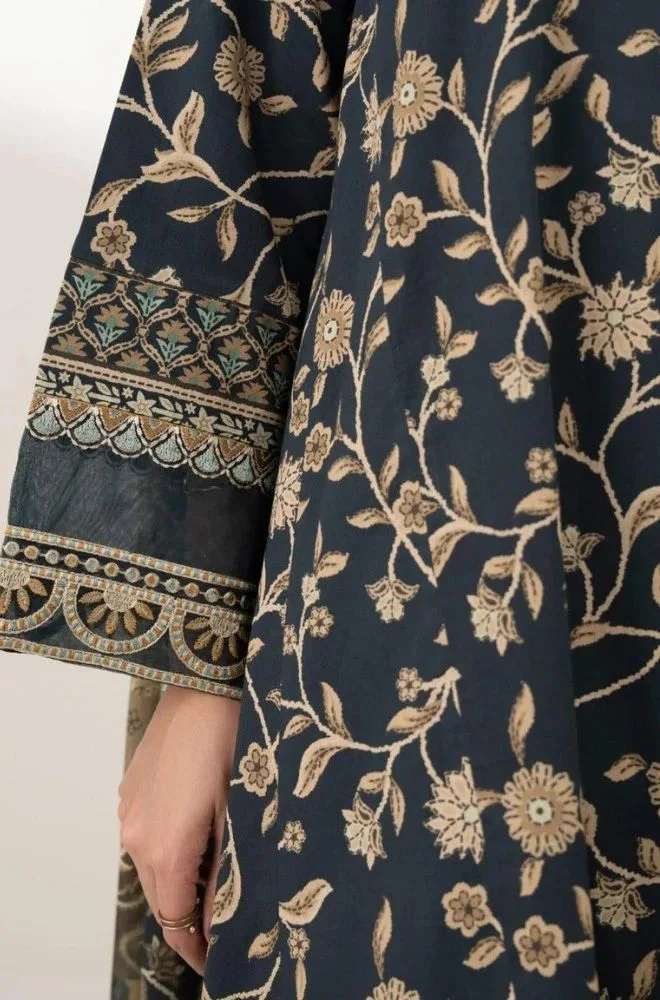 SAPPHIRE - Stitched 3PC Lawn Printed Shirt with Lawn Printed Dupatta and Trouser – RTW048 - Image 3