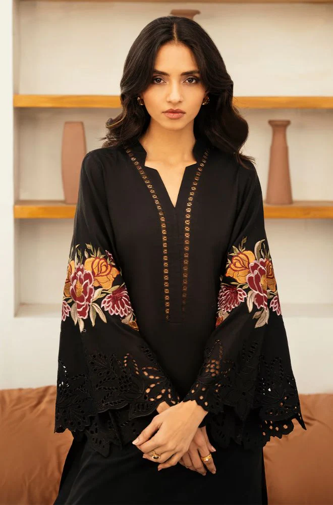 IZEL - 2PC Lawn Embroidered Shirt and Trouser - BFB0774 - Image 2