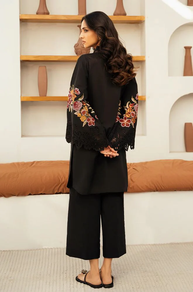 IZEL - 2PC Lawn Embroidered Shirt and Trouser - BFB0774 - Image 3