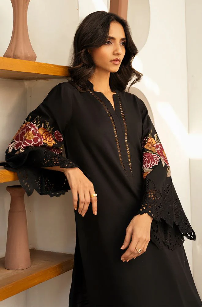 IZEL - 2PC Lawn Embroidered Shirt and Trouser - BFB0774 - Image 4