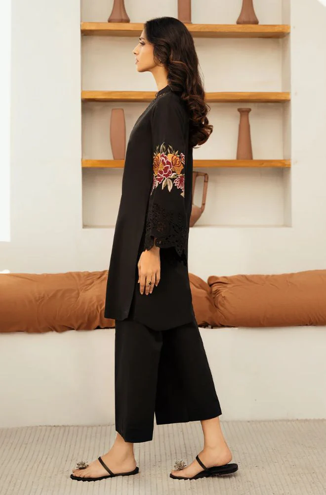 IZEL - 2PC Lawn Embroidered Shirt and Trouser - BFB0774 - Image 7