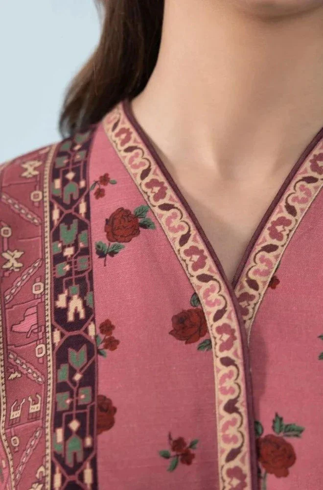 SAPPHIRE - 3PC Lawn Digital Printed Shirt With Printed Lawn Dupatta and Trouser - BFB0704 - Image 3