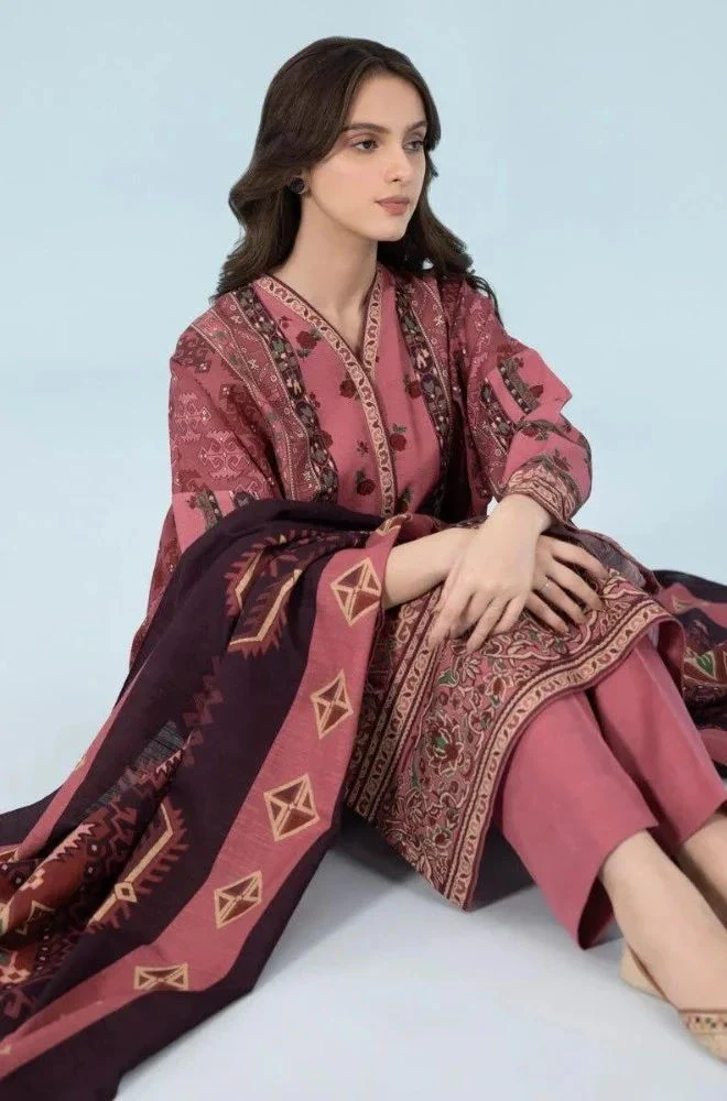 SAPPHIRE - 3PC Lawn Digital Printed Shirt With Printed Lawn Dupatta and Trouser - BFB0704 - Image 5