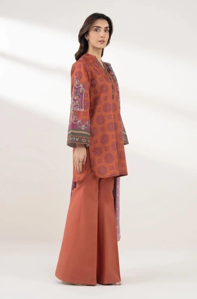 SAPPHIRE - 3PC Lawn Digital Printed Shirt with Lawn Printed Dupatta and Trouser - BFB0710 - Image 4