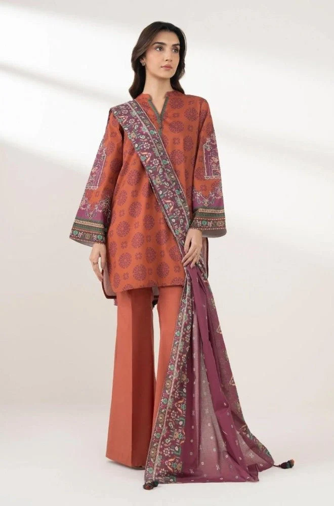SAPPHIRE - 3PC Lawn Digital Printed Shirt with Lawn Printed Dupatta and Trouser - BFB0710 - Image 5