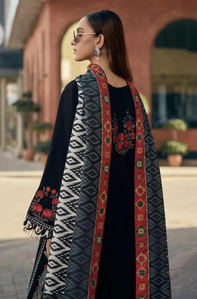 Charizma - 3PC Lawn Embroidered Shirt with Monar Printed Dupatta and Trouser - BFB0668 - Image 2