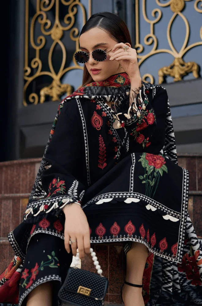 Charizma - 3PC Lawn Embroidered Shirt with Monar Printed Dupatta and Trouser - BFB0668 - Image 3