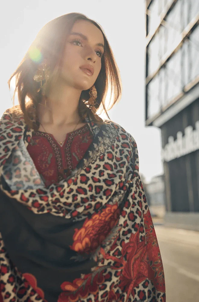 Charizma - 3PC Lawn Embroidered Shirt with Monar Printed Dupatta and Trouser - BFB0668 - Image 4