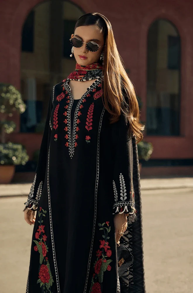 Charizma - 3PC Lawn Embroidered Shirt with Monar Printed Dupatta and Trouser - BFB0668 - Image 6