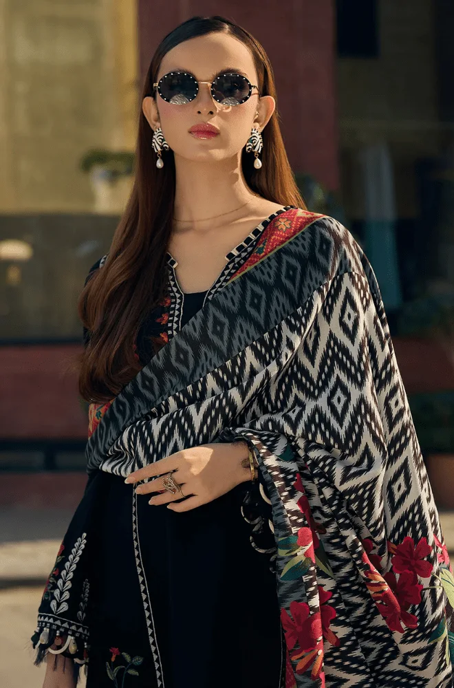 Charizma - 3PC Lawn Embroidered Shirt with Monar Printed Dupatta and Trouser - BFB0668 - Image 8
