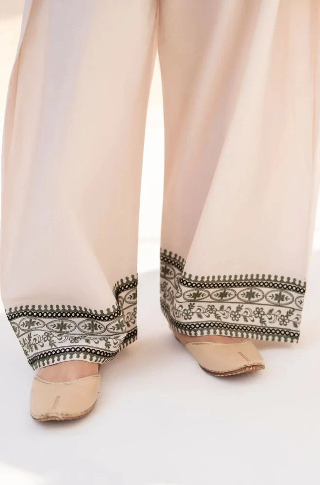 LAZULI - 3PC Lawn Embroidered Shirt with Chiffon Embroidered Duppata and Embroidered Trouser- BFB0735 - Image 5