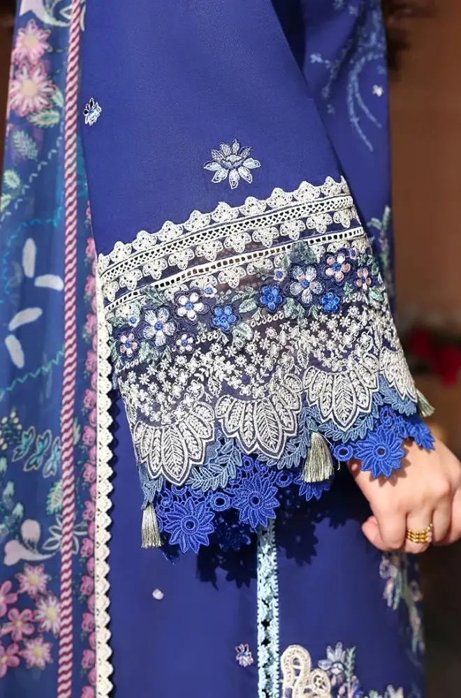 ROHEENAZ - Summer 3PC Lawn Embroidered Suit- BFB0739 - Image 3