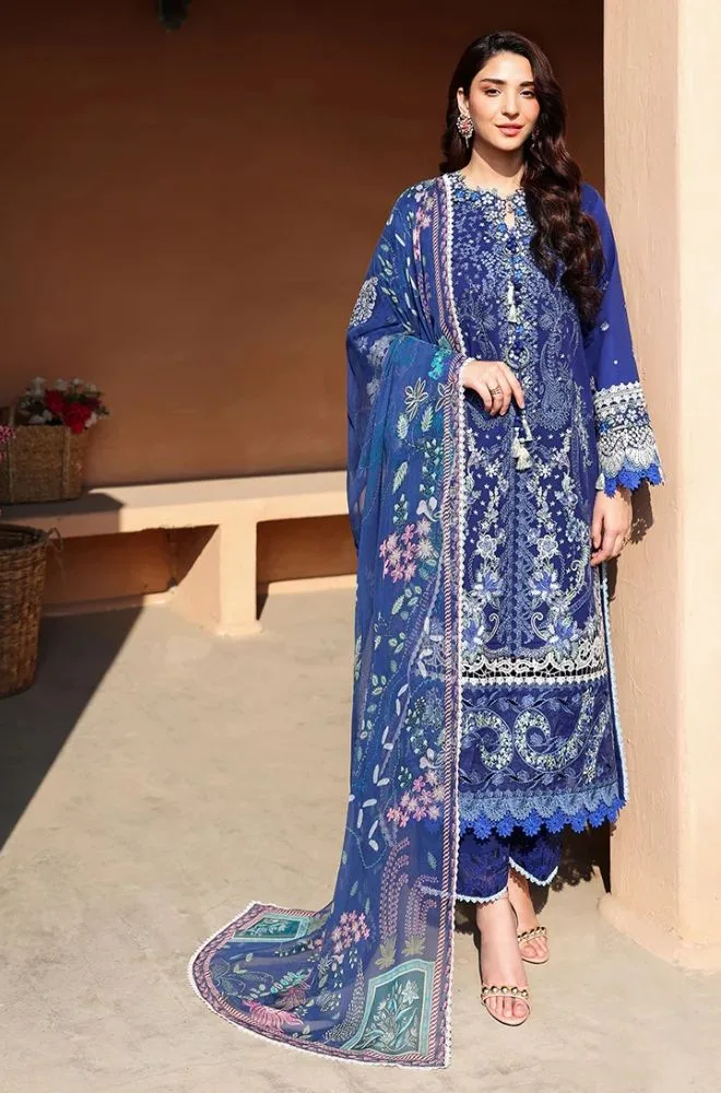 ROHEENAZ - Summer 3PC Lawn Embroidered Suit- BFB0739 - Image 5