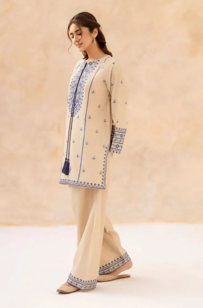 STYKA - 3PC Lawn Embroidered Shirt with Chiffon Dyed Dupatta and Trouser- BFB0740 - Image 8