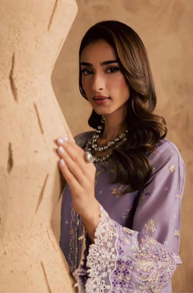 BATIK - 3PC Lawn Embroidered Shirt with Monar Printed Dupatta and Trouser - BFB0776 - Image 9