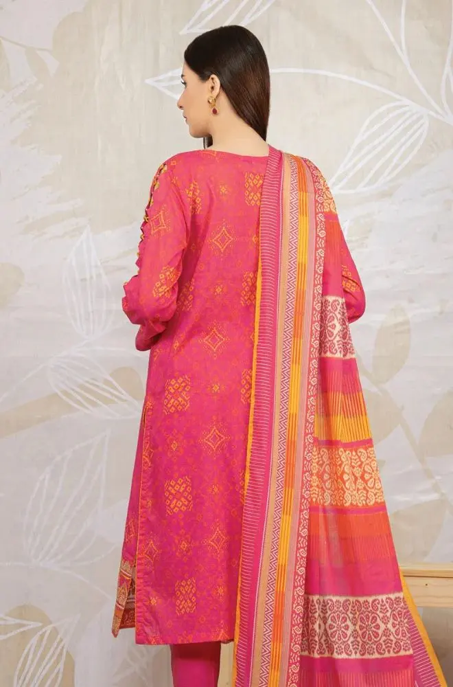 SAPPHIRE - 3PC Lawn Digital Printed Shirt with Lawn Printed Dupatta and Trouser - BFB00280 - Image 2