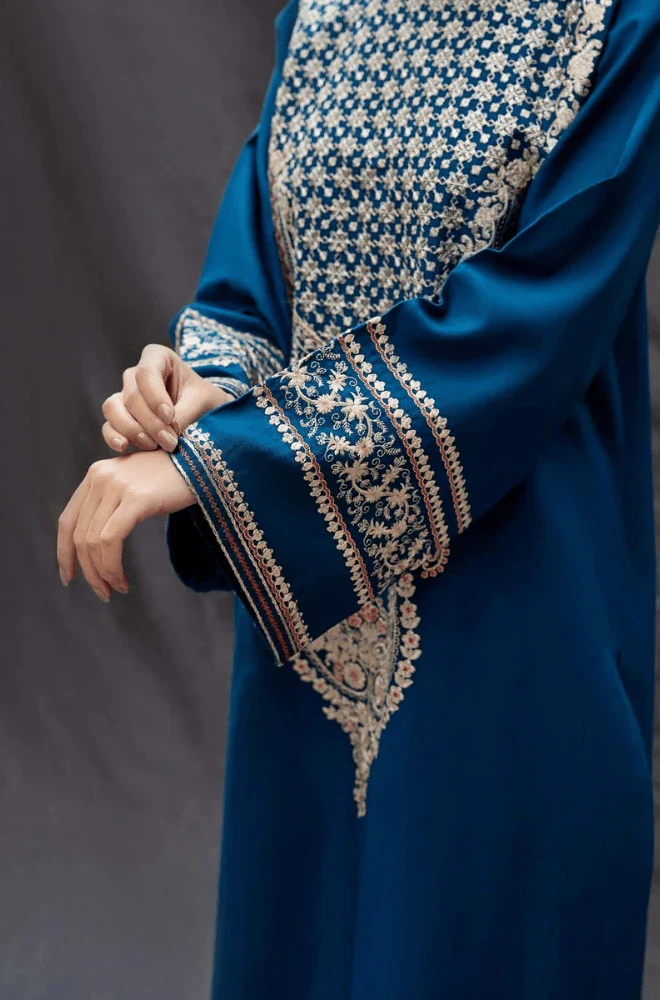 2PC Dhanak Embroidered Shirt and Trouser - BFRZ0111 - Image 2