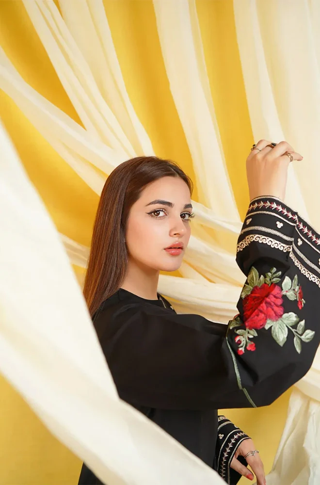 Urge - 2PC Dhanak Embroidered Shirt and Trouser - BFB0912 - Image 4