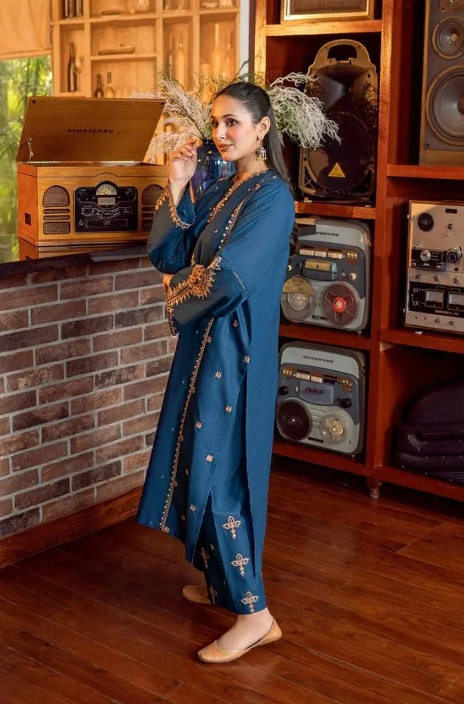 URGE - 2PC Lawn Embroidered Shirt and Embroidered Trouser - BFB0610 - Image 7
