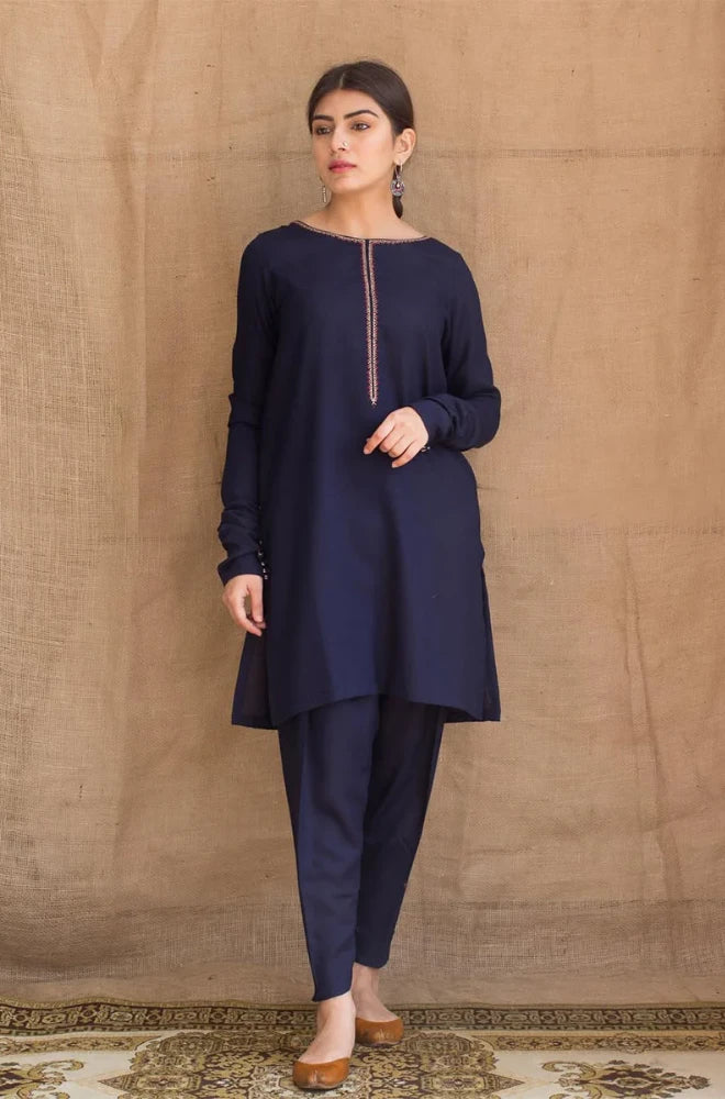 Zarpash - 3PC Dhanak Shirt With Twill Printed Dupatta and Trouser - BFB0910 - Image 2